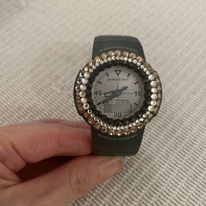 Casio G-Shock mini watch,Japan limited, crystal engraved
